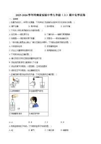 2025-2026学年河南省实验中学九年级（上）期中化学试卷（含答案）