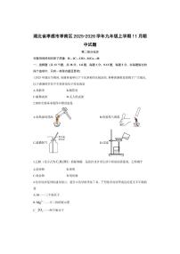 湖北省孝感市孝南区2025-2026学年九年级上学期11月期中化学试卷（学生版）