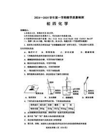 山东省威海市文登区2024-2025学年九年级上学期1月期末考试化学试题