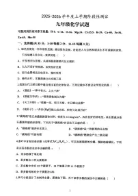 山东省日照市东港区田家炳中学2025-2026学年九年级上学期12月月考化学试卷
