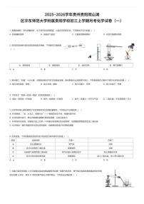 2025~2026学年贵州贵阳观山湖区华东师范大学附属贵阳学校初三上学期月考化学试卷（一）（有答案解析）