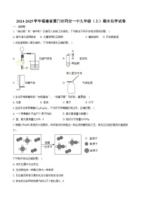 2024-2025学年福建省厦门市同安一中九年级（上）期末化学试卷（含答案）