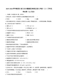 2025-2026学年黑龙江省大庆市肇源县东部五校九年级（上）月考化学试卷（12月份）-自定义类型