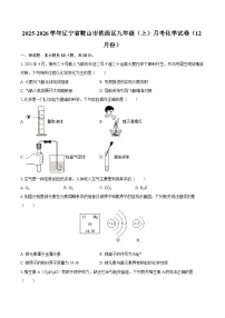 2025-2026学年辽宁省鞍山市铁西区九年级（上）月考化学试卷（12月份）-自定义类型