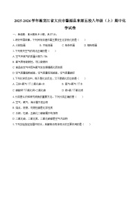 2025-2026学年黑龙江省大庆市肇源县东部五校八年级（上）期中化学试卷-自定义类型