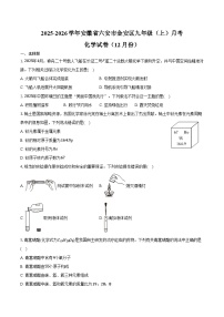 2025-2026学年安徽省六安市金安区九年级（上）月考化学试卷（12月份）（含答案）