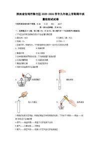 陕西省宝鸡市陈仓区2025-2026学年九年级上学期期中质量检测试化学试卷（学生版）