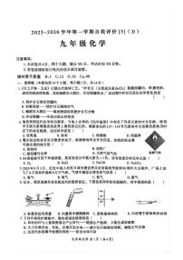 河南省周口市郸城县2025-2026学年九年级上学期12月月考化学试题