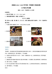 福建省龙岩市连城县九年级上学期期中考试化学试题（解析版）-A4