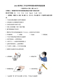 福建省泉州市丰泽区九年级上学期期末化学试题（原卷版）-A4