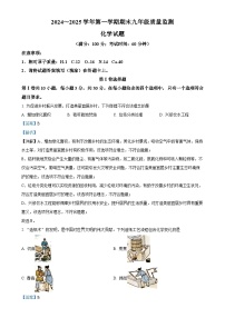 福建省龙岩市九年级上学期期末化学试题（解析版）-A4