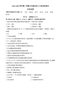 福建省福州市屏东中学九年级下学期2月月考化学试题-A4