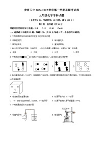福建省龙岩市第五中学九年级上学期期中考试化学试卷（原卷版）-A4