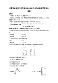 2024-2025学年内蒙古赤峰市巴林左旗九年级上学期期末化学试卷（学生版）