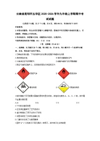 2025-2026学年云南省昆明市五华区九年级上学期期中考试化学试卷（学生版）