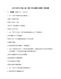 初中化学九年级上册第六单元 燃烧与燃料 测试题及分析