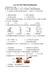 福建省莆田市第十五中学九年级下学期第一次月考化学试题-A4