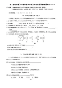 上海市育才初级中学2025-2026学年九年级上学期12月月考化学试卷