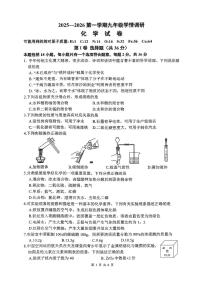 江苏省徐州市沛县2025-2026第一学期学情检测（二）九年级化学试题