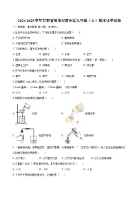 2024-2025学年甘肃省酒泉市肃州区九年级（上）期末化学试卷-自定义类型