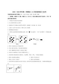 2025-2026学年福建省福州市第一中学九年级上学期12月月考化学试卷（有答案）