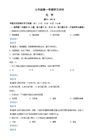 甘肃省武威市九年级上学期期末化学试题（解析版）-A4