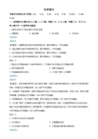 2025年甘肃省定西市临洮县中考一模化学试题（解析版）-A4