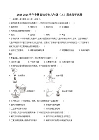 2025-2026学年吉林省长春市九年级（上）期末化学试卷-自定义类型