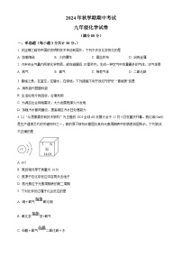 甘肃省张掖市甘州区大成学校九年级上学期11月期中考试化学试题（原卷版）-A4