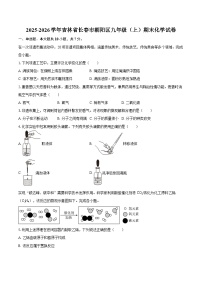 2025-2026学年吉林省长春市朝阳区九年级（上）期末化学试卷-自定义类型