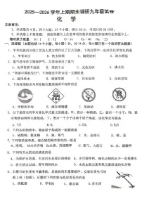 河南省周口市西华县2025-2026学年九年级上学期1月期末考试化学试题