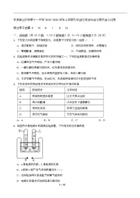 甘肃省兰州市第十一中学2025-2026学年九年级上学期化学综合练习试卷（月考）