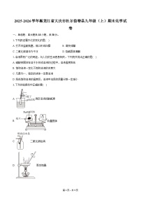 2025-2026学年黑龙江省大庆市杜尔伯特县九年级（上）期末化学试卷（含答案）