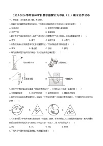 2025-2026学年吉林省长春市榆树市九年级（上）期末化学试卷-自定义类型