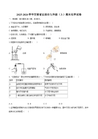 2025-2026学年甘肃省定西市九年级（上）期末化学试卷-自定义类型