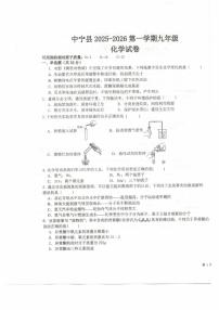 宁夏回族自治区中卫市中宁县2025-2026学年九年级上学期1月期末化学试题