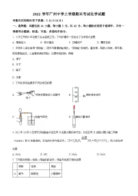 2022-2023学年广州市天河区广州中学九年级上学期期末化学试题（含答案）