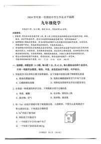 2024-2025学年广东省广州市荔湾区九年级上学期化学期末考试（含答案）