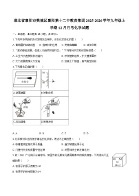 湖北省襄阳市樊城区襄阳第十二中教育集团2025-2026学年九年级上学期12月月考化学试题-自定义类型