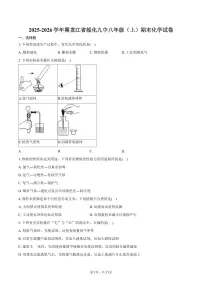 2025-2026学年黑龙江省绥化九中八年级（上）期末化学试卷（含答案）