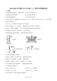 2025-2026学年重庆七中九年级（上）期末化学模拟试卷（含答案）