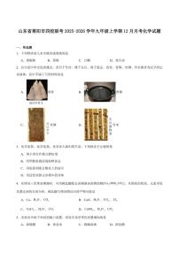 2025-2026学年山东省烟台市莱阳市四校（五四学制）九年级上学期12月月考化学试卷（含答案）