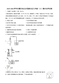 2025-2026学年内蒙古包头市昆都仑区九年级（上）期末化学试卷-自定义类型
