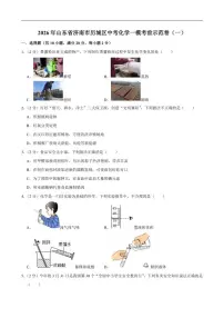 2026年山东省济南市历城区中考一模考前示范化学试卷（一）（有解析）
