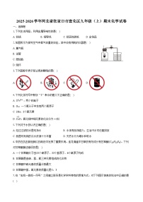 2025-2026学年河北省张家口市宣化区九年级（上）期末化学试卷（含答案）
