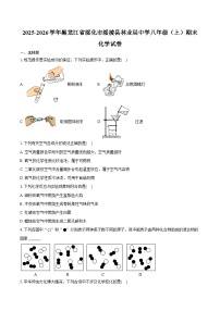 2025-2026学年黑龙江省绥化市绥棱县林业局中学八年级（上）期末化学试卷（含答案）