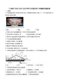广东省广州市2025-2026学年九年级化学上学期期末模拟卷（含答案）