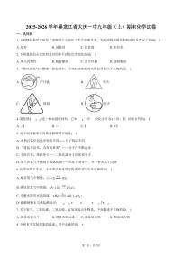 2025-2026学年黑龙江省大庆一中九年级（上）期末化学试卷（含答案）