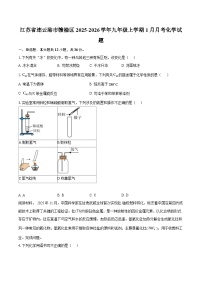 江苏省连云港市赣榆区2025-2026学年九年级上学期1月月考化学试题-自定义类型