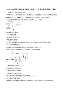 2025-2026学年上海市浦东新区九年级（上）期末化学试卷（一模）-自定义类型